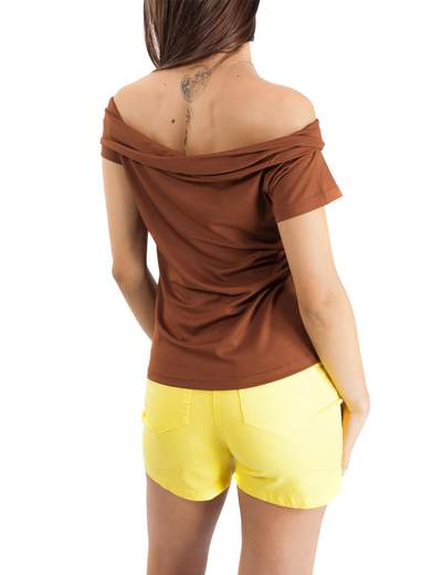 CARMEN UNICA T-shirt a righe manica corta C83