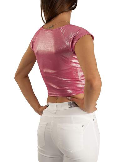 CARMEN UNICA Top corto super aderente M1482T231