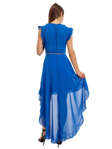 RINASCIMENTO Vestito Corto Davanti E Lungo Dietro Cerimonia Donna In Chiffon