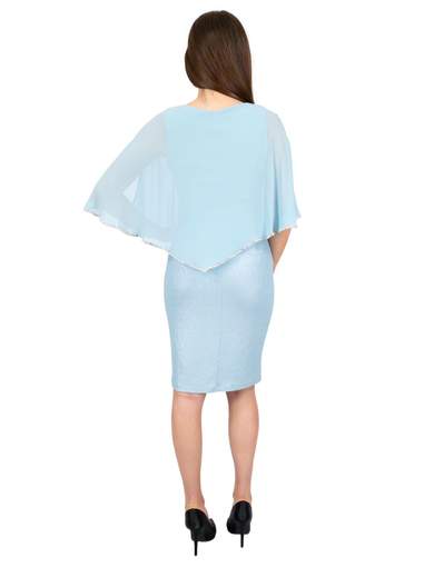 FRANK LYMAN Abito Cerimonia Donna Corto A Tubino Con Mantella Da Signora