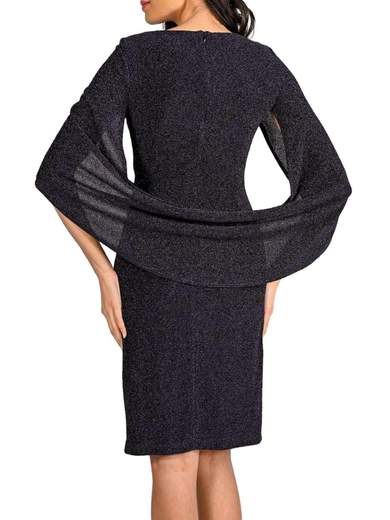 FRANK LYMAN Abito Da Cerimonia Corto Vestito Da Sera Lurex Glitterato Elegante