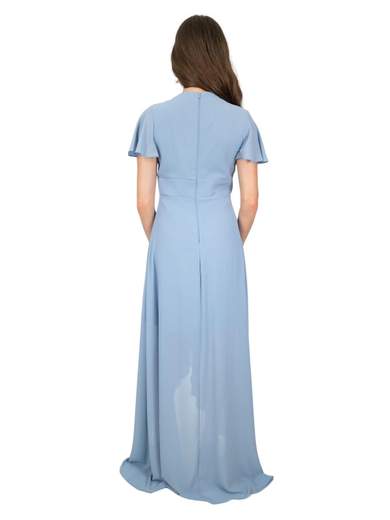 STRABELLO CERIMONIA Abito da cerimonia lungo stile impero con spacco frontale A29599-4042-ALIDA-CURVY