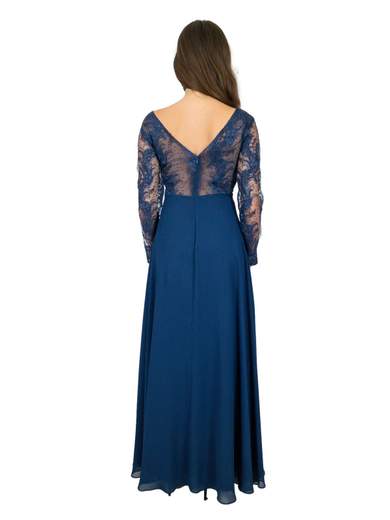 STRABELLO CERIMONIA Abito Lungo Cerimonia Mamma Sposa O Sposo A Maniche Lunghe