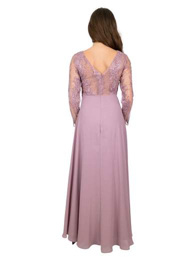 STRABELLO CERIMONIA Abito Lungo Cerimonia Mamma Sposa O Sposo A Maniche Lunghe