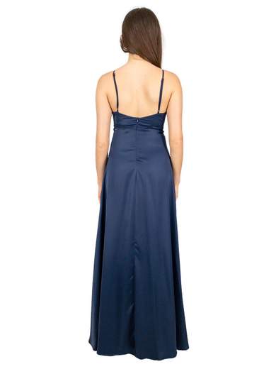 STRABELLO CERIMONIA Abito Lungo Cerimonia Stile Impero Elegante Con Spacco Damigelle