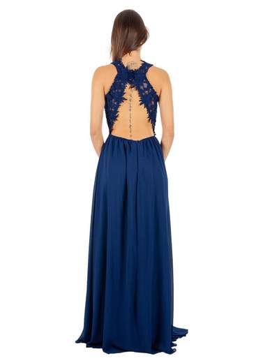 STRABELLO CERIMONIA Abito Lungo Cerimonia Donna Elegante A Impero Per Damigelle