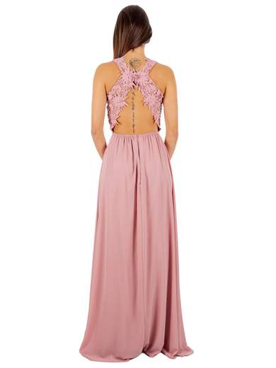 STRABELLO CERIMONIA Abito Lungo Cerimonia Donna Elegante A Impero Per Damigelle