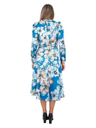 RINASCIMENTO Abito Midi Elegante Di Rinascimento A Maniche Lunghe Svasato