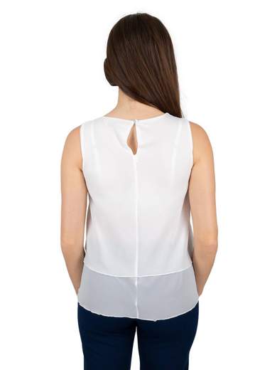 GORGLITTER Canottiera Donna Scollo A V: Leggera, Aderente, Perfetta Per L'Estate (Nera, Taglie XS-XL)