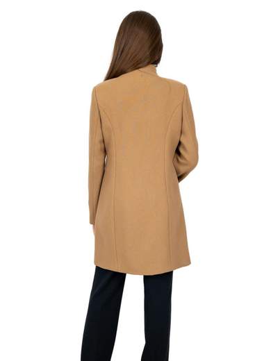 KITANA Cappotto Donna Elegante In Misto Lana Invernale Curvy