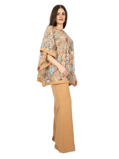 ALLURE Completo Pantalone Donna Elegante Blusa E Top Per Matrimonio