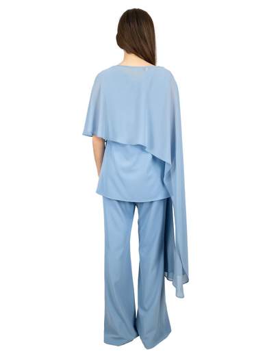 ALLURE Completo Pantalone Donna Elegante Per Cerimonia Taglie Forti