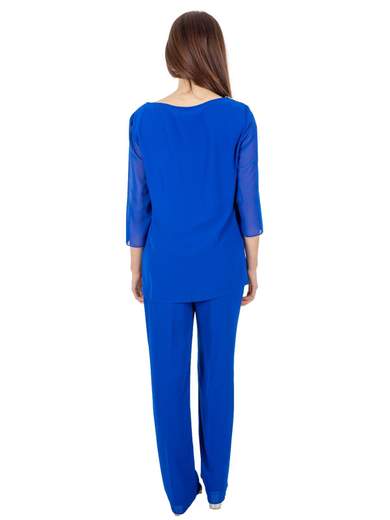 Sologioie Curvy Completo Pantalone E Casacca Elegante Per Cerimonia Curvy