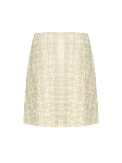 RINASCIMENTO Gonna Svasata Sopra Il Ginocchio Corta A Trapezio In Tweed