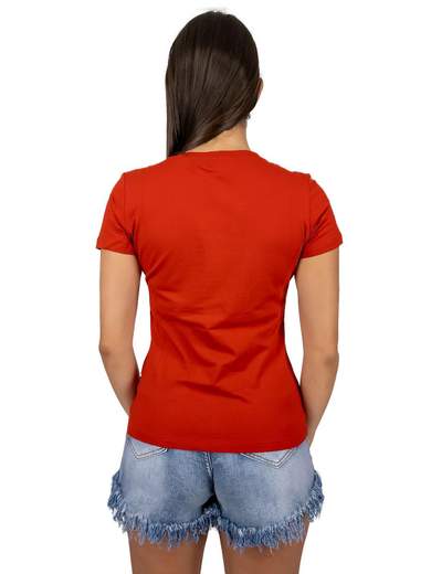 Maglietta Donna A Coste, Scollo A V Morbida E Super Elasticizzata - Perfetta Per L'Estate