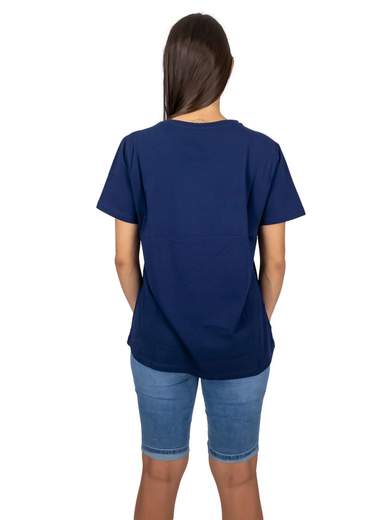 LUISA LOIRE Maglietta Maniche Corte Donna In Cotone Basic Economica