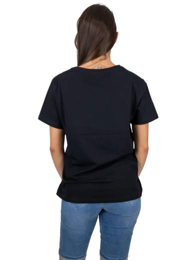 LUISA LOIRE Maglietta Maniche Corte Donna In Cotone Basic Economica