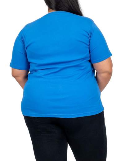 PERLARARA T-shirt donna oversize in cotone con stampa floreale e lurex – Perlarara E2126