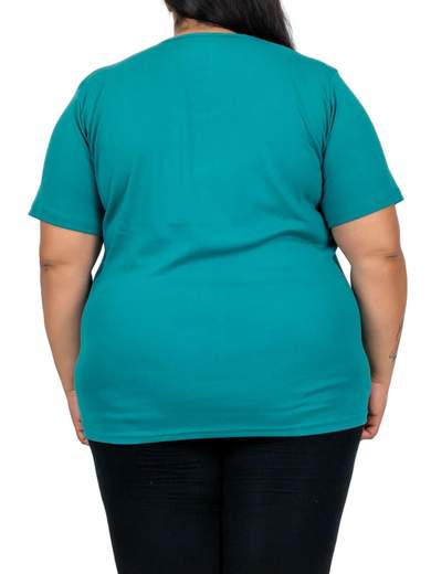 PERLARARA T-shirt donna oversize in cotone con stampa floreale e lurex – Perlarara E2126