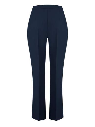 KITANA Pantaloni Eleganti Donna Curvy Flared In Tessuto Tecnico