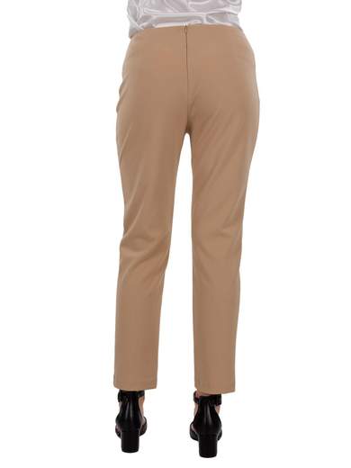 KITANA Pantaloni Curvy Donna Vita Alta Taglie Forti Classici In Crepe