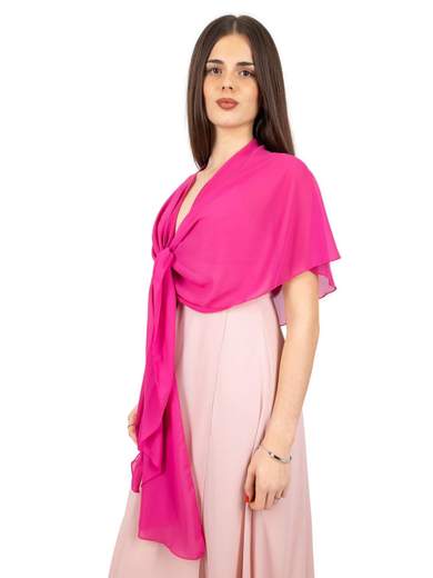 STRABELLO CERIMONIA Stola Cerimonia A Scialle Elegante In Georgette