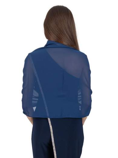 SOLOGIOIE Stola elegante da cerimonia in chiffon donna 5R8690S9472-S