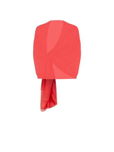 RINASCIMENTO Stola Elegante in Georgette per Cerimonia Made in Italy