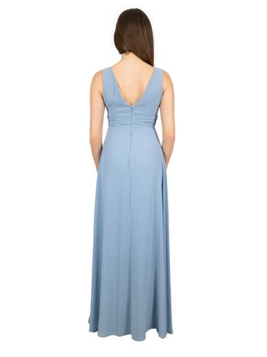 STRABELLO CERIMONIA Tuta elegante da cerimonia donna con scollo a V e gonna effetto chiffon A29599-4224-GINEVRA