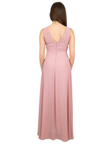 STRABELLO CERIMONIA Tuta elegante da cerimonia donna con scollo a V e gonna effetto chiffon A29599-4224-GINEVRA
