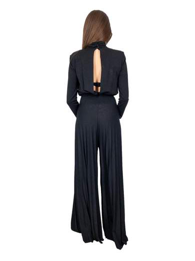 SO ALLURE Tuta Intera Elegante Jumpsuit Donna Da Sera In Lurex