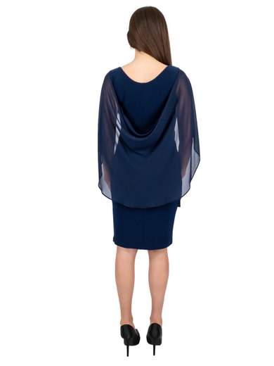 Frank Lyman Tubino da cerimonia in chiffon con dettagli gioiello 209228