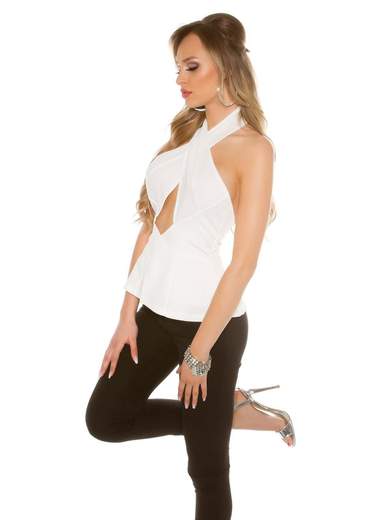 KOUCLA Top a fasce incrociate A01362