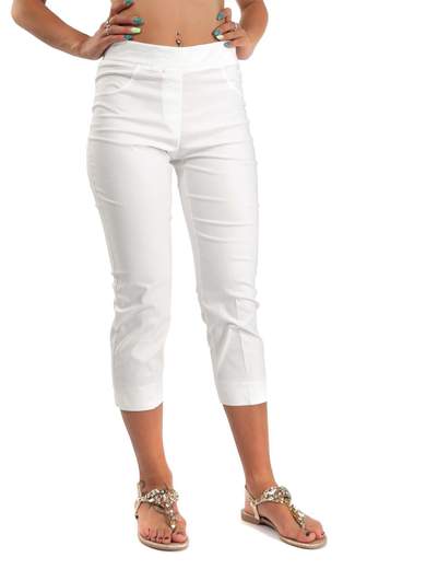 STRABELLO Pantaloni Pinocchietti Donna Estivi Leggeri Elasticizzati