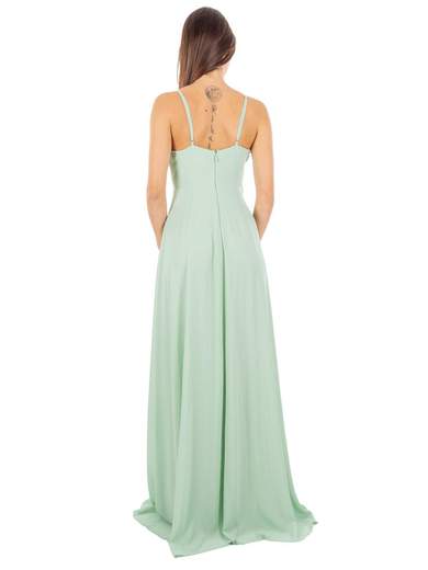 STRABELLO CERIMONIA Vestito Cerimonia Elegante Lungo con Spacco e Scollo a V A29499-3937-GINA