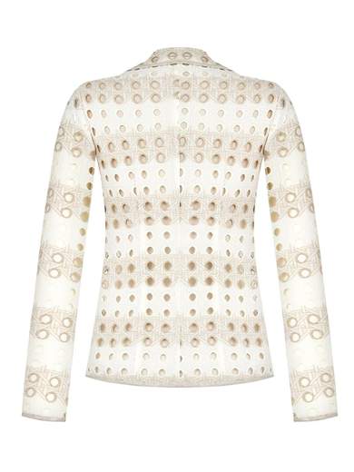 RINASCIMENTO Blazer Donna Primavera Estiva In Cotone Sangallo Jacquard