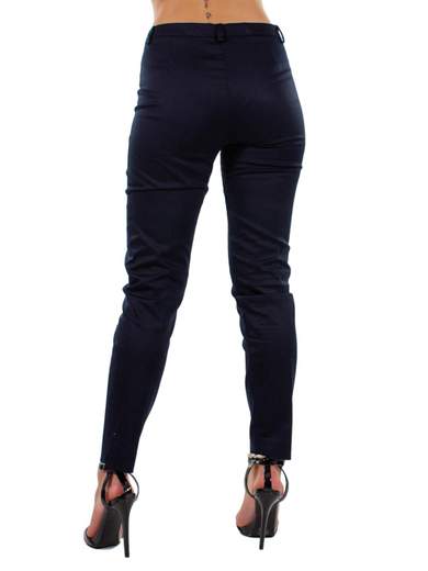 CARMEN Pantaloni slim in cotone 110-2144-SAT