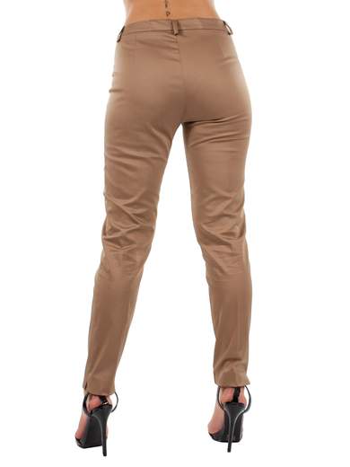 CARMEN Pantaloni slim in cotone 110-2144-SAT