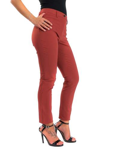 CARMEN Pantaloni A Sigaretta Pantalone Donna Eleganti Dritti Tecnico