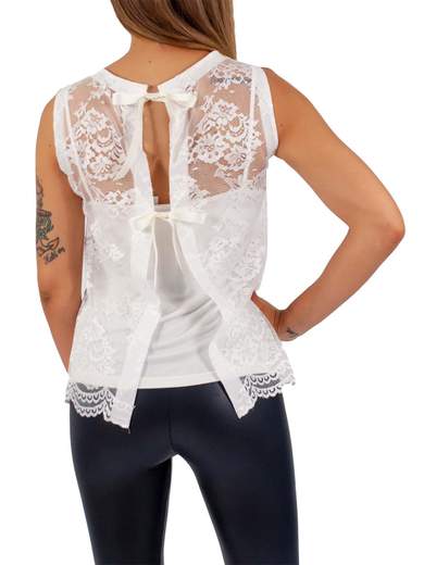 CARMEN Top in pizzo ROMA