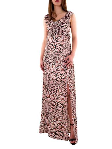 VESTITO ANIMALIER LUNGO