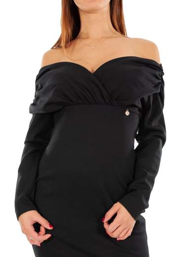 RINASCIMENTO Abito Tubino Donna Vestito Manica Lunga Elegante Rinascimento