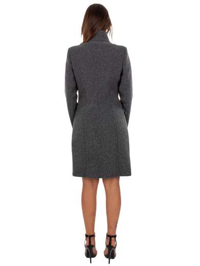 Cappotto donna svasato classico elegante invernale con bottoni