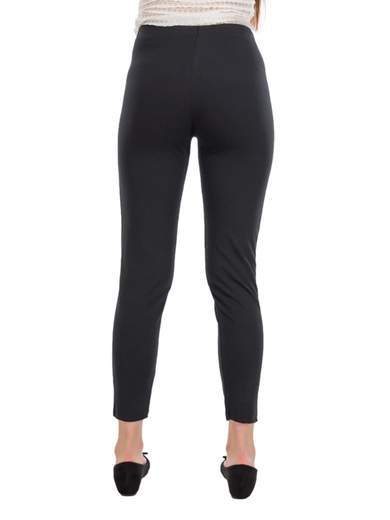 Leggings vita alta donna in cotone elasticizzato