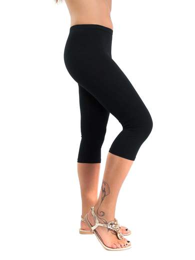 Leggings Capri Estivi Donna in Cotone Elasticizzato