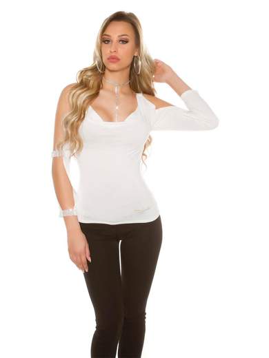 KOUCLA T-shirt maniche aperte A00447