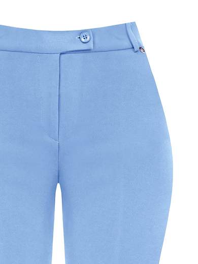 KITANA Pantalone Taglie Forti Elegante Donna A Sigaretta Curvy In Crepe