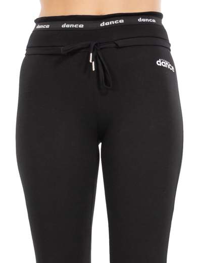 Leggings fitness donna sportivi palestra slim con coulisse