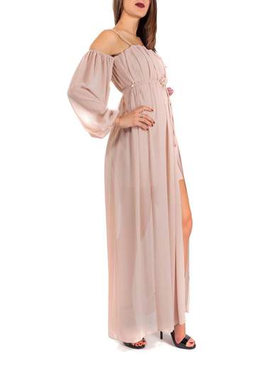 RINASCIMENTO Vestito Lungo Per Cerimonia Donna Stile Impero Elegante Damigelle