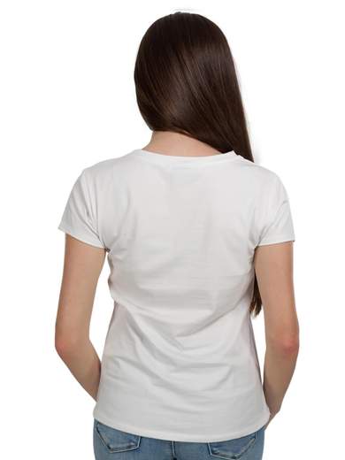 T Shirt Con Stampa Donna Cotone Maniche Corte Fppe21-145